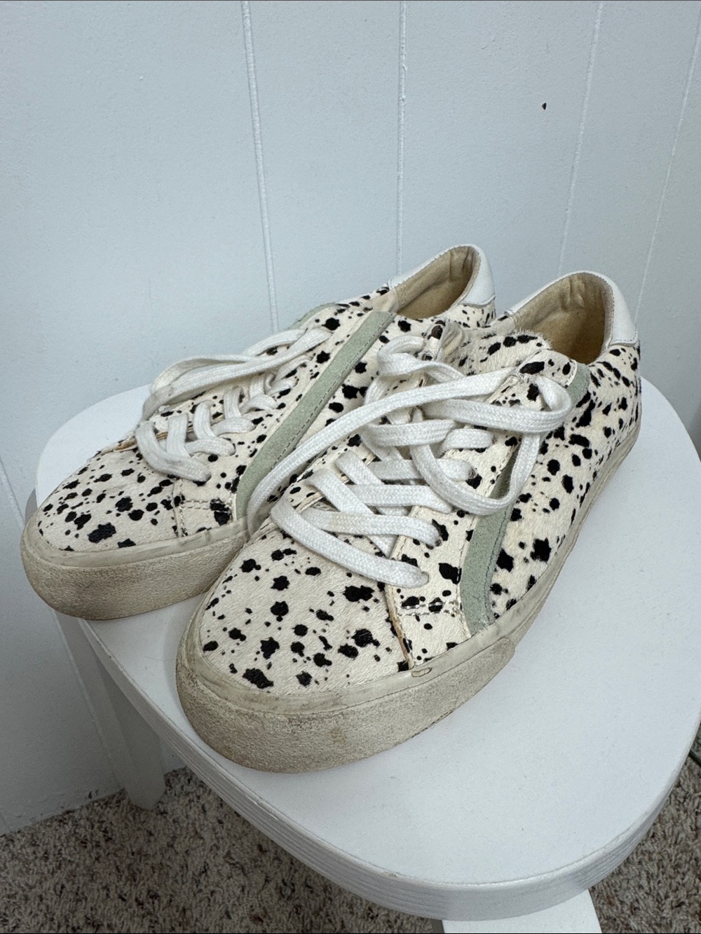 Madewell animal fur sneakers women’s 7